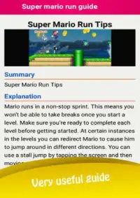 Guide for Super Mario Run Screen Shot 2