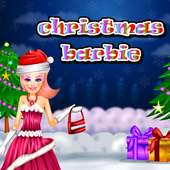 christmas barbie dressup