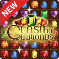Choque de Diamantes - jogo 3 jogos de jóias
