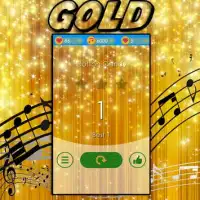 Tap The Piano Tiles gold Theme Screen Shot 3