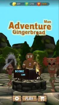 Gingerbread Man escape 3D Screen Shot 0
