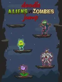 Doodle Alien vs Zombies Jump Screen Shot 0