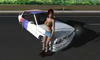 Lady Traffic Racer Screen Shot 2