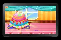 Juegos de decoración de Cake Girls Screen Shot 1