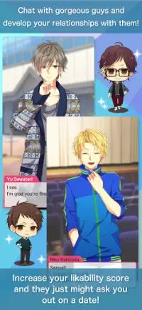 Otome Chat Connection - Chat App Dating Simulation Screen Shot 2