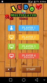 Ludo Offline Multiplayer AI Screen Shot 0