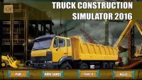 Truck Construction Sim 2016 Screen Shot 0