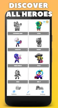 PixStars - Color by number for Brawl Stars Screen Shot 1
