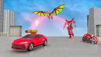 Dragon robot transforming games: New dragon games Screen Shot 2