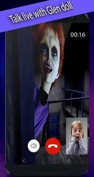 scary glen doll video call and chat simulator Screen Shot 4