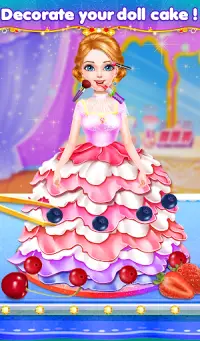 Wedding Doll Cake Decorating | Cooking Game Screen Shot 12