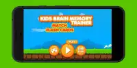 Kids Brain Memory Trainer - Match Flash Cards Screen Shot 0