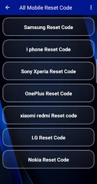 Reset Code Any Mobile and Sim Unlock Guide Screen Shot 1