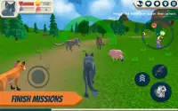 Wolf Simulator: Wild Animals 3 Screen Shot 1