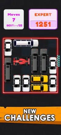 Unblock Puzzle Car Moving Game Screen Shot 1