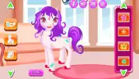 My Pet Pony Cleaning & Dressup Screen Shot 3