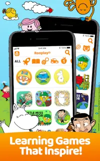 Rooplay - Free! Safe Learning Games for Kids Screen Shot 0