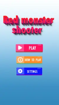 RED MONSTER SHOOTER: SHOOTING PUZZLE 2020 GAMES Screen Shot 0