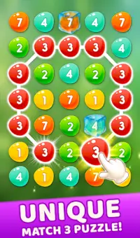 Mergedom - Number Merge Puzzle Games Free Match 3 Screen Shot 1