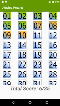 Algebra Puzzles Screen Shot 4
