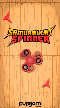 Samurai Cat Spinner - Crazy Ninja Screen Shot 0