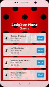 Ladybug piano Screen Shot 1
