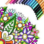 Floral Designs & Flowers Mandalas Coloring