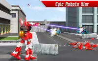 Bus Robot Car Flying Transform – New Robot Game Screen Shot 1