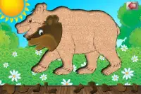 Hugo The Bear - Kids Puzzles Screen Shot 1