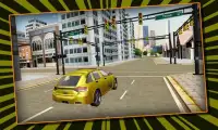 Taxi Car Drive Simulator Screen Shot 0