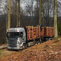 Puzzles Scania P Series Kippe Truck Spiel Kostenlo Screen Shot 7