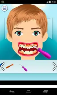 jeux de nettoyage des dents Screen Shot 2