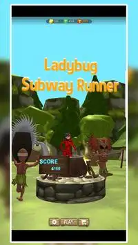 Subway Ladybug Runner Screen Shot 0