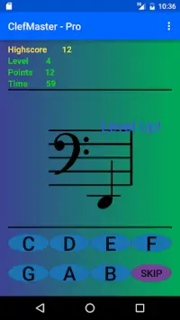Clef Master - Music Note Game Screen Shot 5