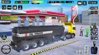 Oil Tanker Truck: Truck Games Screen Shot 1