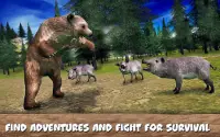 Survie de forêt sauvage: Simulateur animal Screen Shot 1