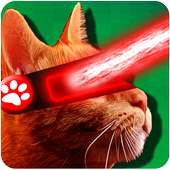 Cat Superhero laser simulator