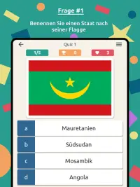 Flaggen und Länder der Welt - Ratespiel Screen Shot 7