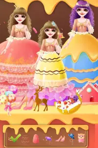 Queen Skirt Cake Making Screen Shot 4