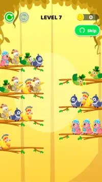 Color Bird Sort - Puzzle Game Screen Shot 1