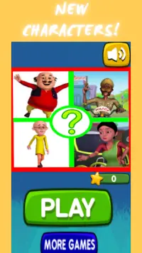 Motu Patlu Game Quiz Cartoon Picture 2021 ⭐⭐⭐ Screen Shot 3