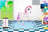 Little Pony Makeup Gry jeździeckie dla dziewczyn Screen Shot 3