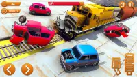 Train Vs Car Crash: Jogos de Corrida 2019 Screen Shot 17