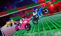 Moto Bike Racing Free Game: Stunts Rider Rivals 3D Screen Shot 2