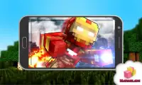Mod Super Iron-Man Hero MCPE Screen Shot 1