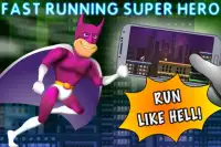 Fast Running Super Hero - Free Screen Shot 0