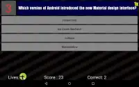 Android OS Trivia Screen Shot 5