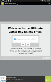 Latter Day Saints Quiz Trivia Screen Shot 8