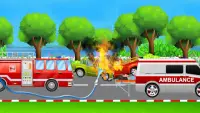 Fire Engine Rescue Truck Games Screen Shot 3