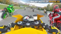Sepeda Balap Game Motor 3d Screen Shot 1